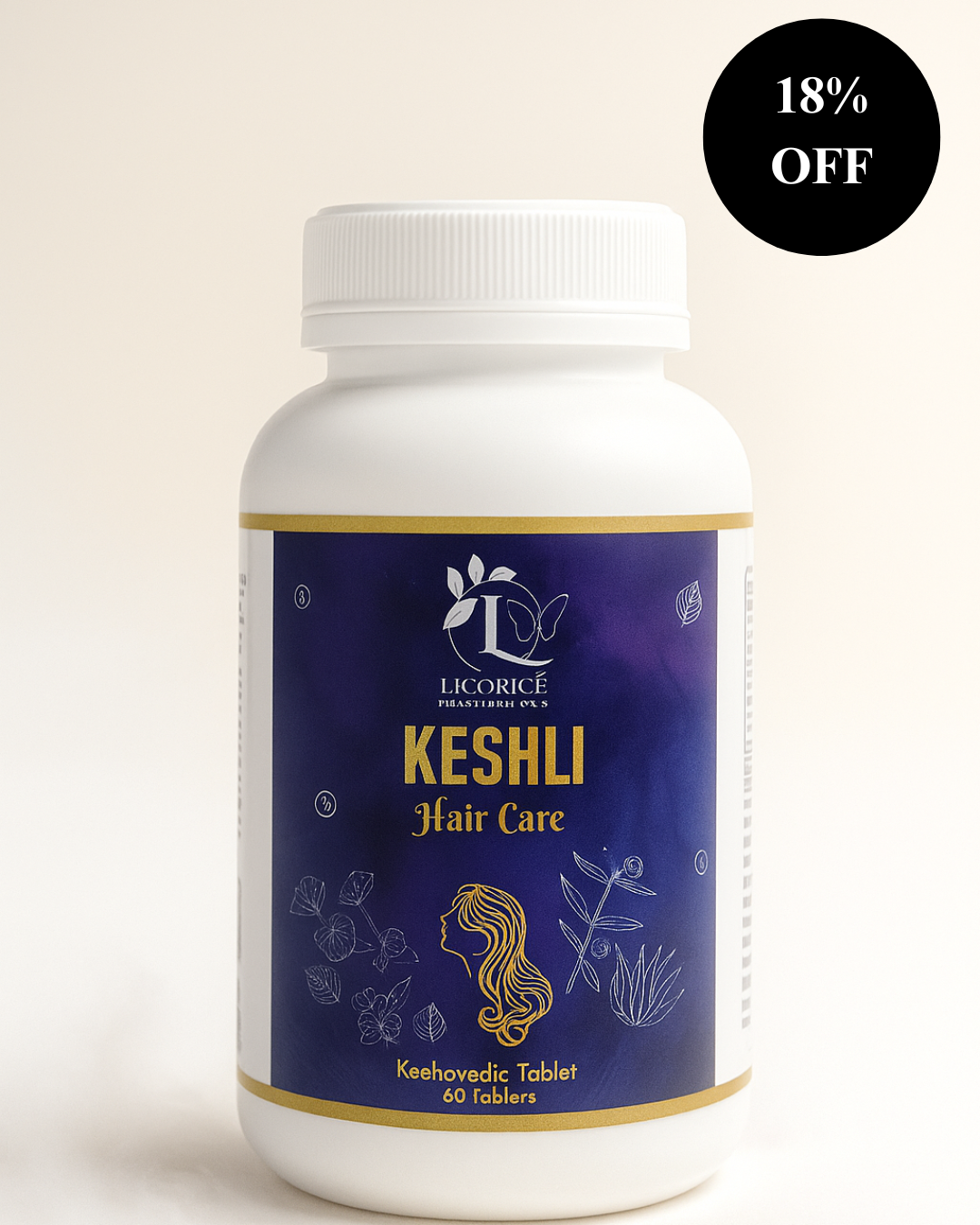 LICORICE KESHALI HAIR CARE 60  TABLETS
